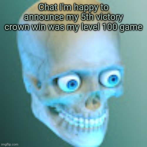 Fn | Chat I'm happy to announce my 5th victory crown win was my level 100 game | image tagged in youtube pfp | made w/ Imgflip meme maker