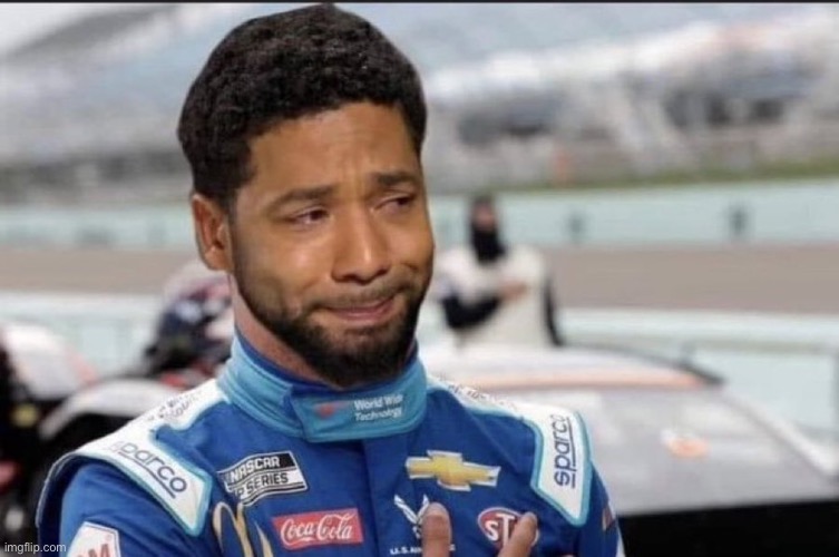 Bubba Wallace Smolett | image tagged in bubba wallace smolett | made w/ Imgflip meme maker