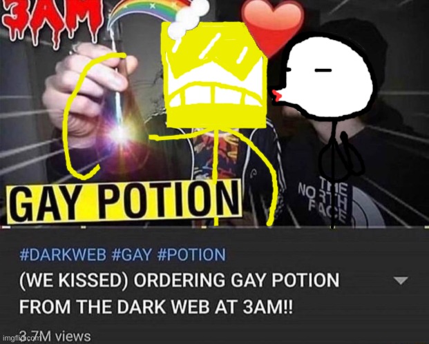 SQAR AND GARY ORDER THE GAY POTION FROM THE DARK WEB AT 3AM | made w/ Imgflip meme maker