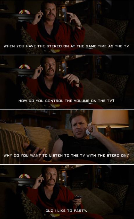 Talladega nights I like to party Blank Meme Template