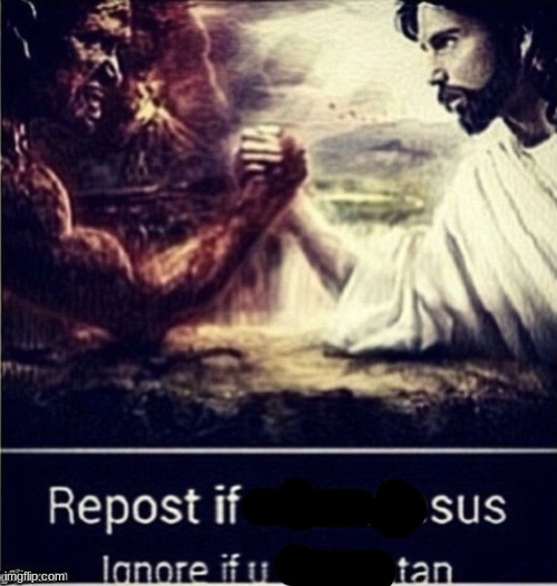Repost if sus | image tagged in repost if you love jesus | made w/ Imgflip meme maker