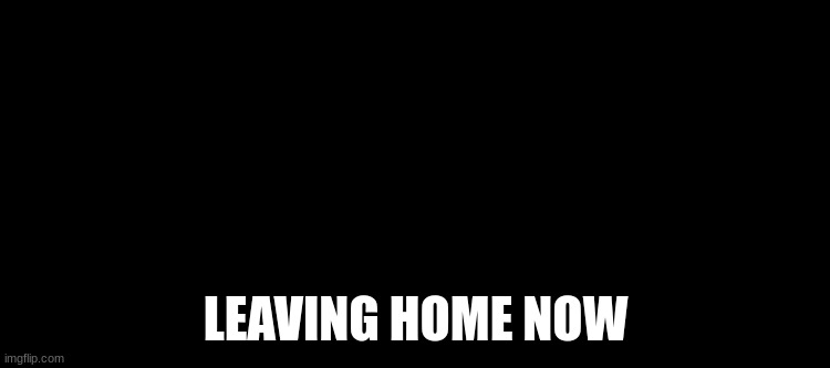 erjhkfehjfbekjsbnf | LEAVING HOME NOW | image tagged in my man | made w/ Imgflip meme maker