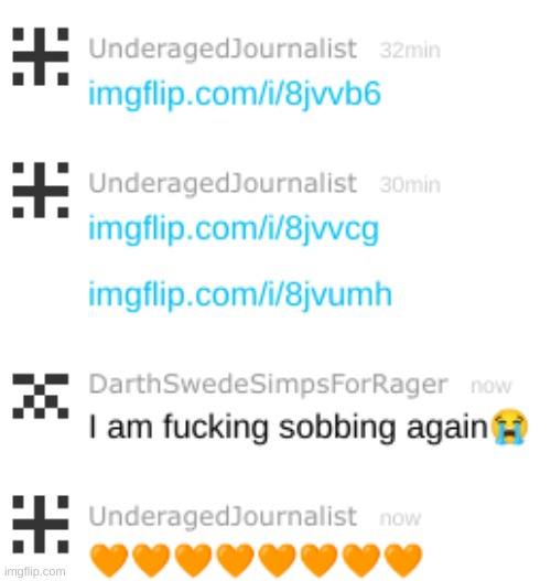 We love you DarthSwede ! ! | made w/ Imgflip meme maker