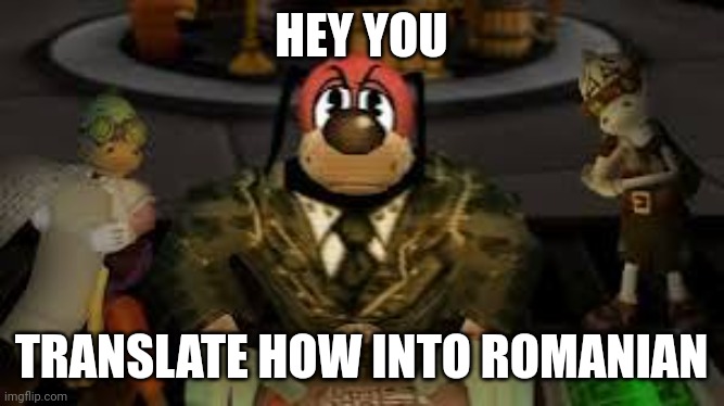 HEY YOU; TRANSLATE HOW INTO ROMANIAN | made w/ Imgflip meme maker