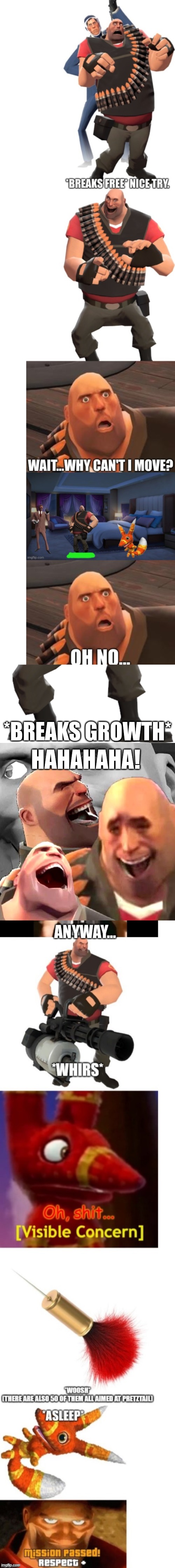 B R O K E N | *BREAKS GROWTH*; HAHAHAHA! | image tagged in heavy laughing | made w/ Imgflip meme maker