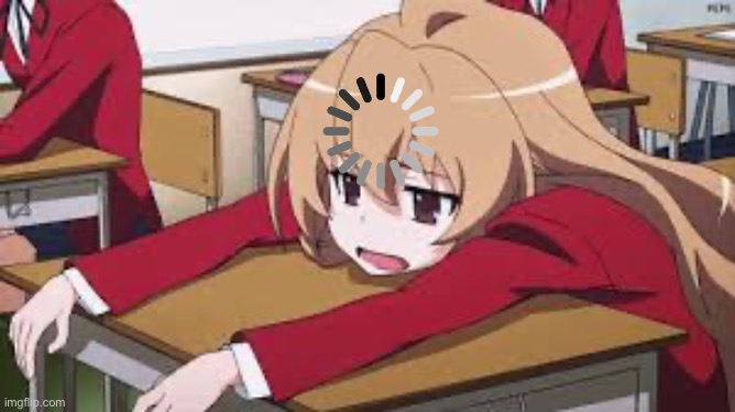 Bored Anime Girl | image tagged in bored anime girl | made w/ Imgflip meme maker