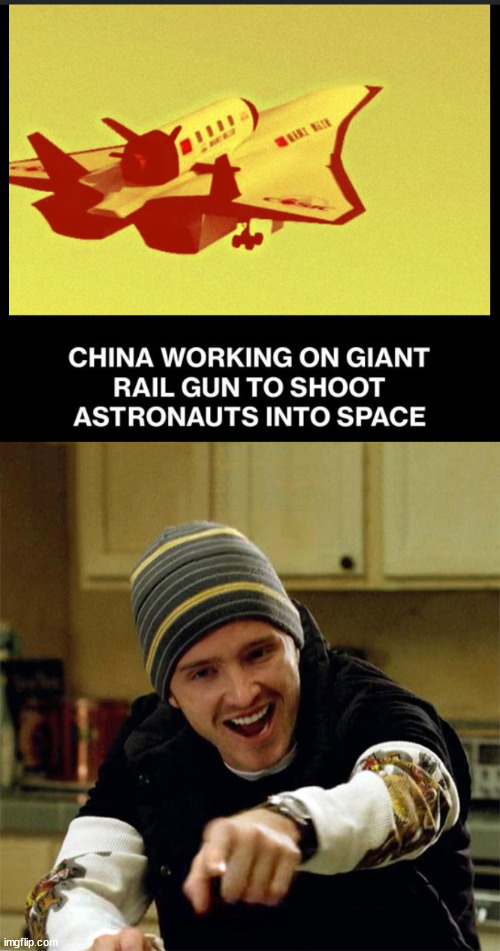 Time to shoot some astrounauts (into space) | image tagged in aaron paul yeah science,science,space,astronaut | made w/ Imgflip meme maker