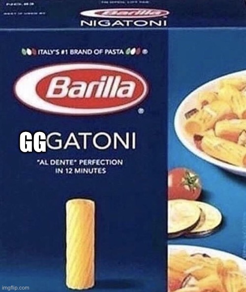 Nigatoni | GG | image tagged in nigatoni | made w/ Imgflip meme maker