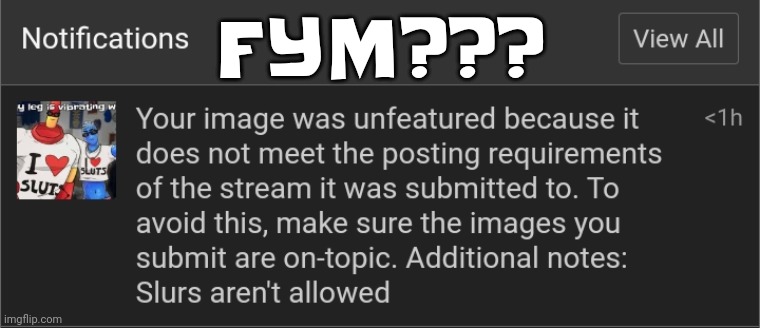 It just said "my leg is vibrating wtf" | FYM??? | made w/ Imgflip meme maker