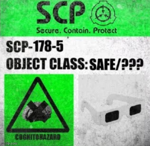 SCP 178 5 Label | image tagged in scp 178 5 label | made w/ Imgflip meme maker