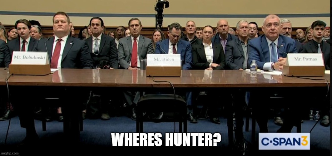 Wheres Hunter? | WHERES HUNTER? | image tagged in hunter,hunter biden | made w/ Imgflip meme maker