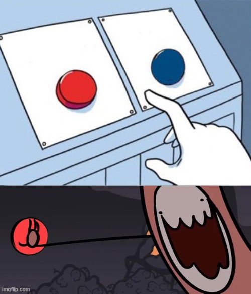 High Quality 2 buttons rykard Blank Meme Template