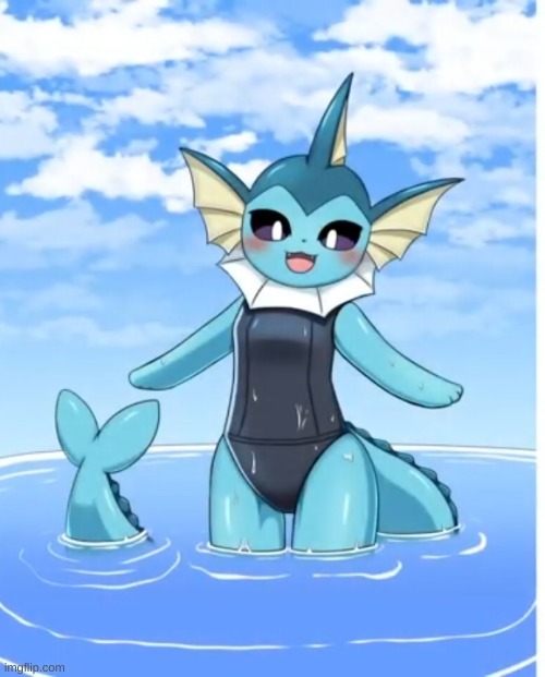 vaporeon swimsuit | image tagged in vaporeon swimsuit | made w/ Imgflip meme maker