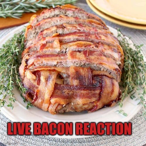 LIVE BACON REACTION | made w/ Imgflip meme maker