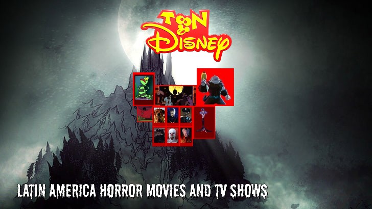High Quality Toon Disney Latin America Horror Movies and TV Shows Blank Meme Template