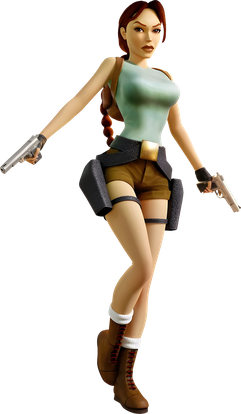 High Quality Lara Croft - Wikipedia Blank Meme Template