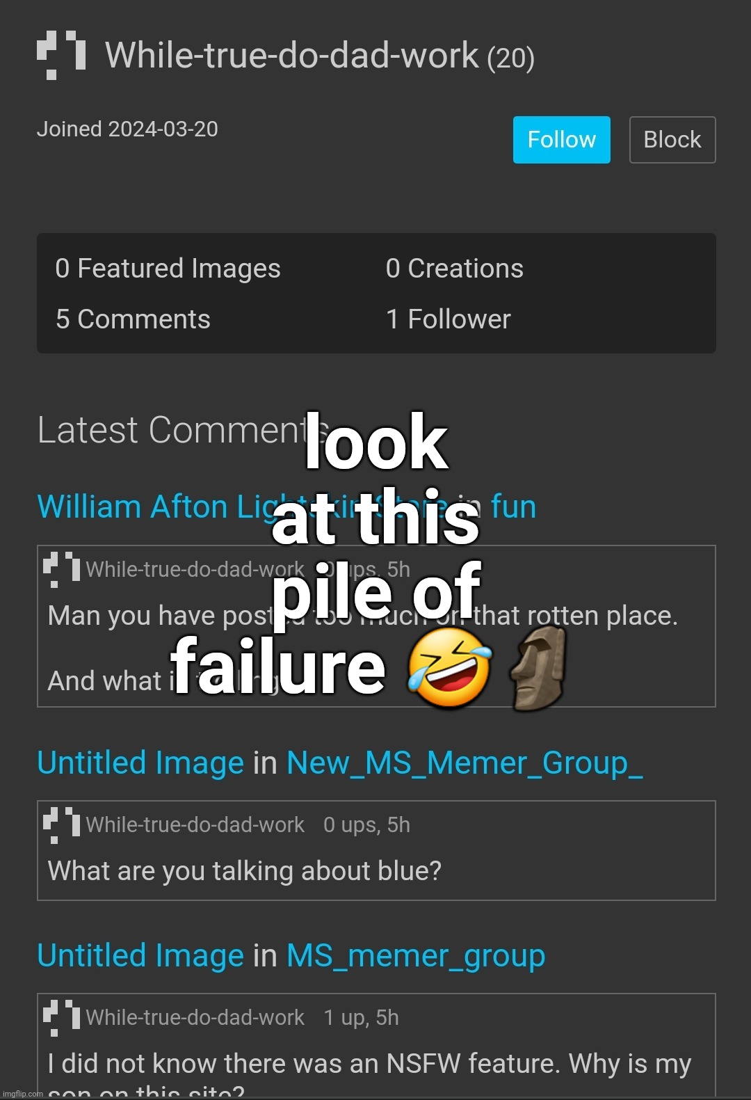 Just read the notifs, also who the fuсk is Carmen?? ☠️ fuсkin' South Park ahh name | look at this pile of failure 🤣🗿 | made w/ Imgflip meme maker