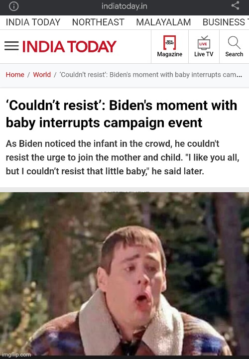 Disgusting... He "couldn't resist" | image tagged in lloyd almost throwing up | made w/ Imgflip meme maker