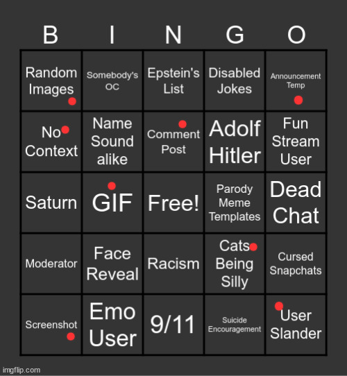 wtf does someones oc mean | image tagged in dekaus' msmg bingo version 1 | made w/ Imgflip meme maker