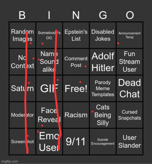 ehh I'm bored af | image tagged in dekaus' msmg bingo version 1 | made w/ Imgflip meme maker