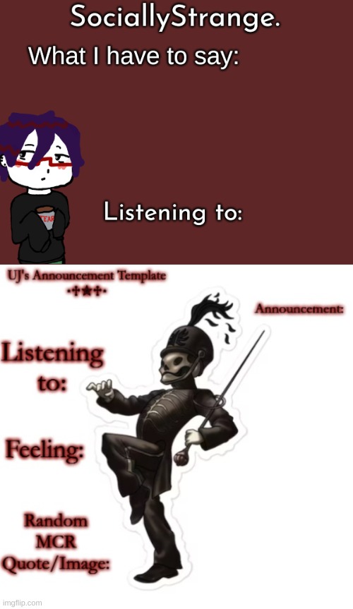 Ohh bestiieeee @SociallyStrange. | image tagged in ss and uj's shared temp | made w/ Imgflip meme maker