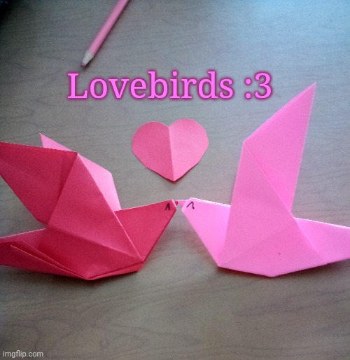 Lovebirds :3 | made w/ Imgflip meme maker