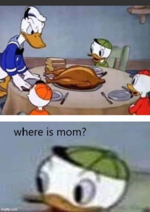 where did she go? | image tagged in aaaaand its gone,gone,donald duck | made w/ Imgflip meme maker