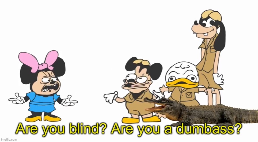 Are you blind? Are you a dumbass? | image tagged in are you blind | made w/ Imgflip meme maker