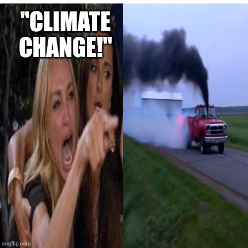 Yeah yeah we get it, now go charge your EV while you get your Starbucks | "CLIMATE CHANGE!" | image tagged in climate change,agenda,wack | made w/ Imgflip meme maker