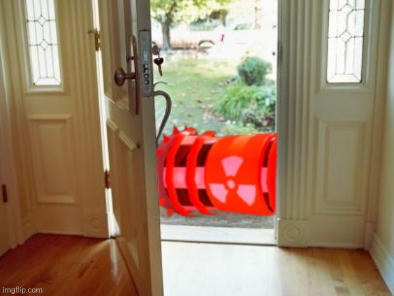 destroyer outside front door | image tagged in destroyer outside front door | made w/ Imgflip meme maker