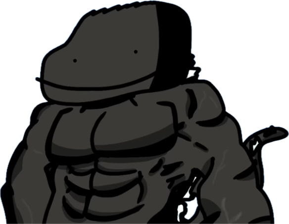 High Quality Buff Godzilla Blank Meme Template