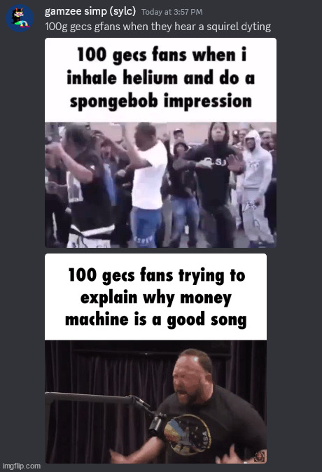 i likve 100 gevcs | made w/ Imgflip meme maker