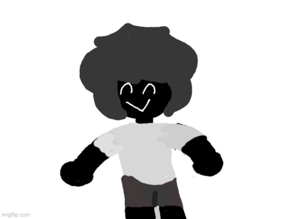 I drew my OC using the draw tool only and it was a pain since eyedrop didn't exist | made w/ Imgflip meme maker