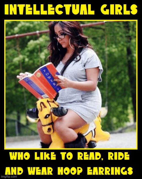 Some brunettes wear glasses for that intellectual look | image tagged in vince vance,girls,reading,horse riding,memes,glasses | made w/ Imgflip meme maker