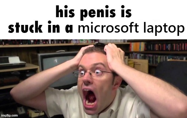 wah | microsoft laptop | image tagged in is stuck in a | made w/ Imgflip meme maker