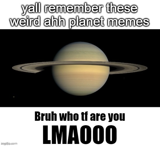Bruh who tf are you LMAOOO | yall remember these weird ahh planet memes | image tagged in bruh who tf are you lmaooo | made w/ Imgflip meme maker