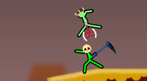 High Quality stickman getting smashed Blank Meme Template