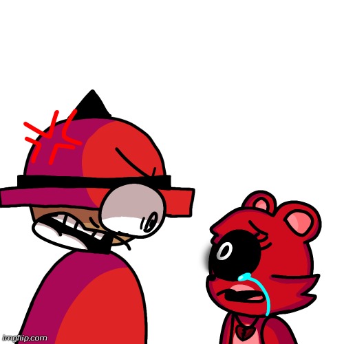 My new template but Bambox hate Bobby Bearhug | image tagged in bambox yelled at bobby bearhug,bambox,banbodi,smiling critters,poppy playtime | made w/ Imgflip meme maker