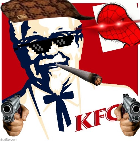 kfc in ohio | image tagged in hello | made w/ Imgflip meme maker