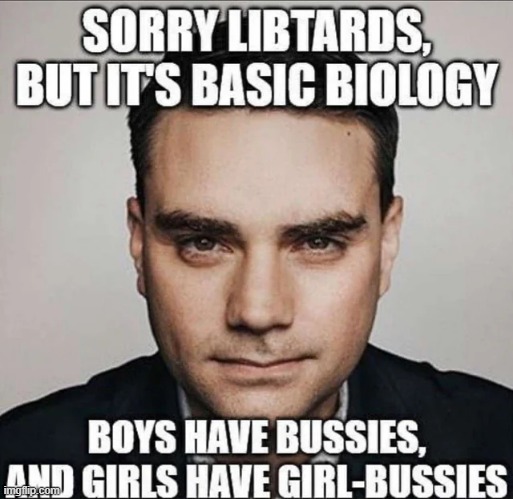 Ben Shapiro DESTROYS bussy with facts and logic | made w/ Imgflip meme maker