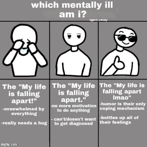 My A####m made me do it | image tagged in mentally ill | made w/ Imgflip meme maker