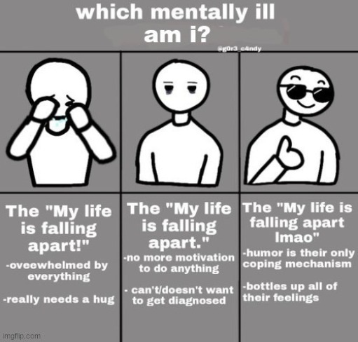 I was all 3, in that order | made w/ Imgflip meme maker