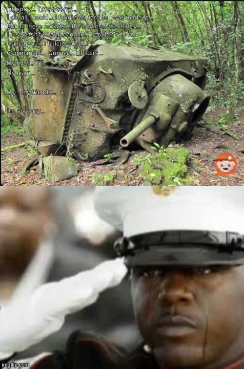 image tagged in sad salute,sad tanks,operator bravo,tanks | made w/ Imgflip meme maker