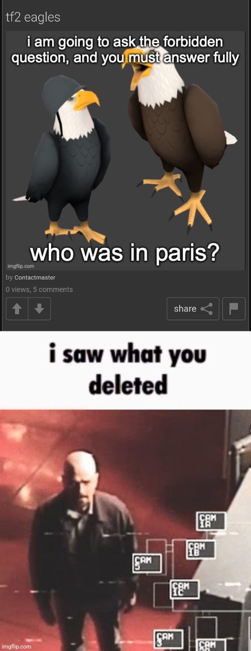 image tagged in i saw what you deleted | made w/ Imgflip meme maker