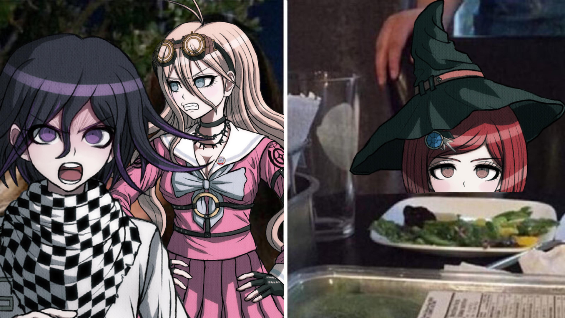 High Quality salad cat but danganronpa Blank Meme Template