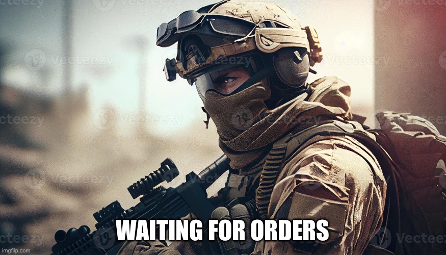 WAITING FOR ORDERS | made w/ Imgflip meme maker