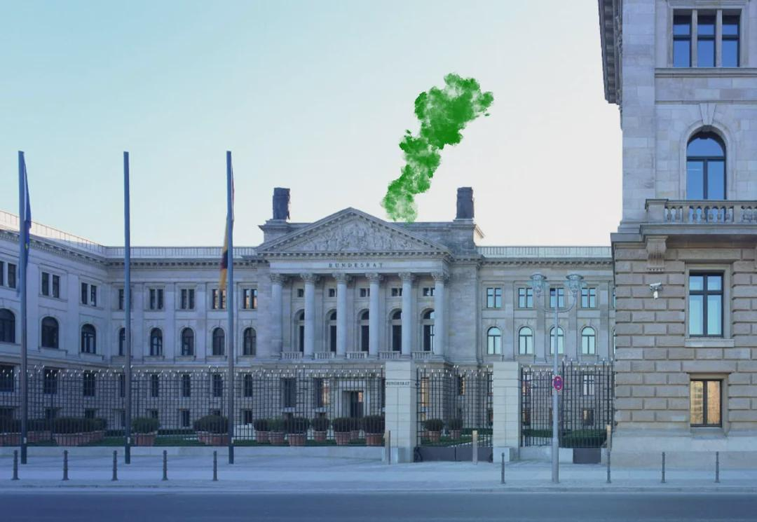 High Quality Germany Green Smoke Blank Meme Template