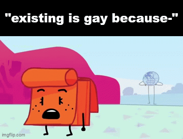 Animated GIF from Imgflip featuring a character reacting with a mix of shock and humor