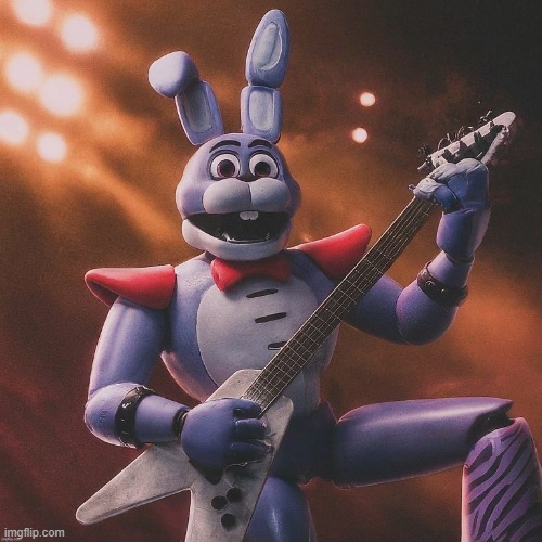 5 upvotes and I'll be Glamrock Bonnie | made w/ Imgflip meme maker