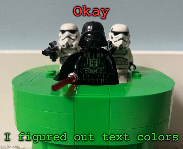 Super Vader bros | Okay; I figured out text colors | image tagged in super vader bros | made w/ Imgflip meme maker